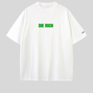 Die Rich Oversized Printed T-Shirt – Black color by Milliboi (3)