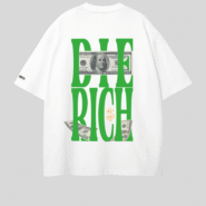 Die Rich Oversized Printed T-Shirt – Black color by Milliboi (4)