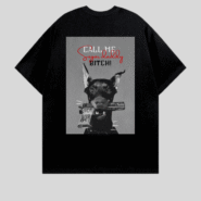 MILLIBOI Signature Oversized T-Shirt – Black Color by Milliboi