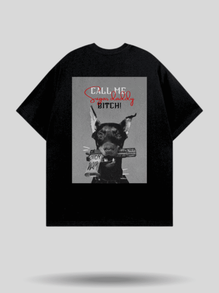 MILLIBOI Signature Oversized T-Shirt – Black Color by Milliboi