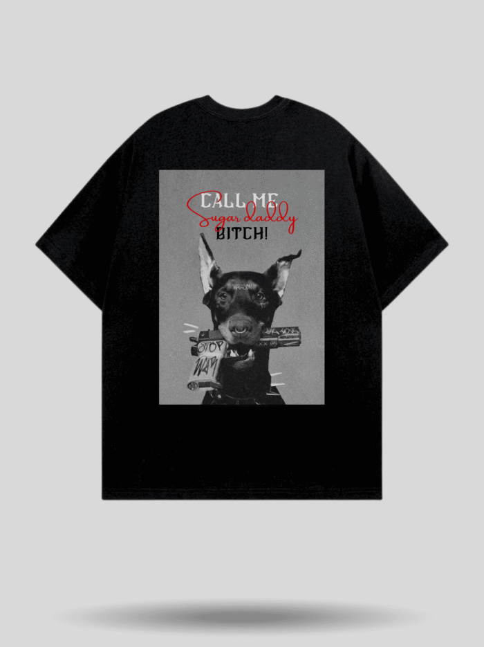 MILLIBOI Signature Oversized T-Shirt – Black Color by Milliboi MILLIBOI Signature Oversized T-Shirt – Black Color by Milliboi