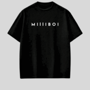 Millionaire Mindset Graphic Oversized T-Shirt – Black Color by Milliboi (1)