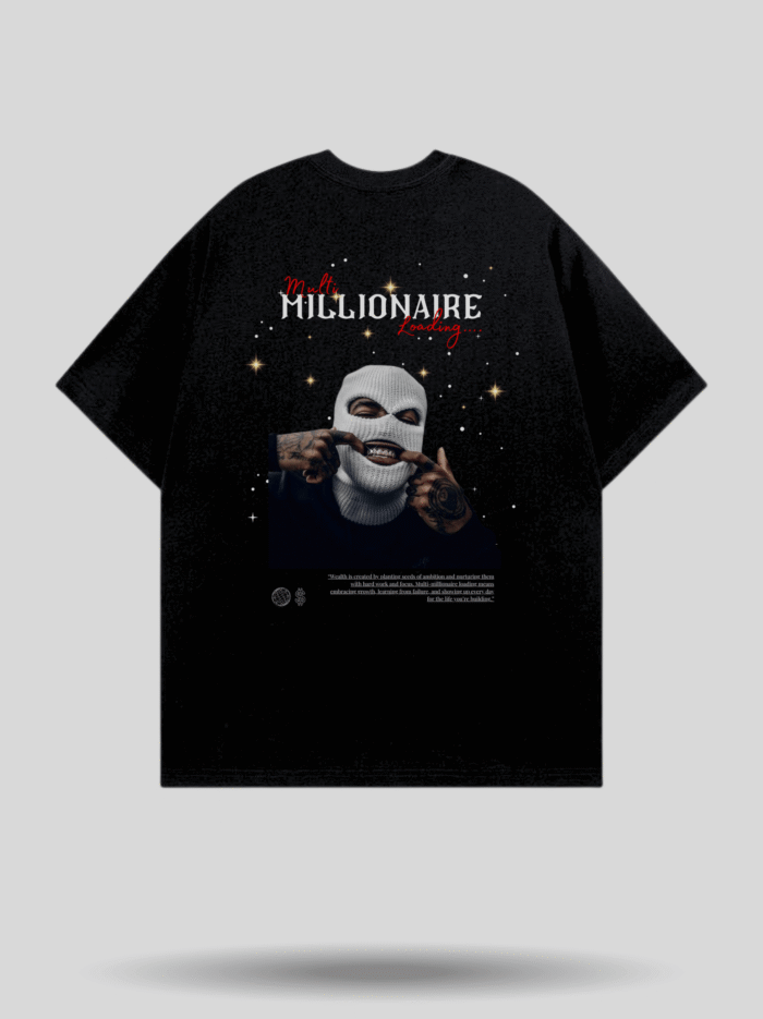Millionaire Mindset Graphic Oversized T-Shirt – Black Color by Milliboi (2) Millionaire Mindset Graphic Oversized T-Shirt – Black Color by Milliboi (2)
